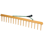 Hay rake with smoothing edge 64 cm, 16 teeth