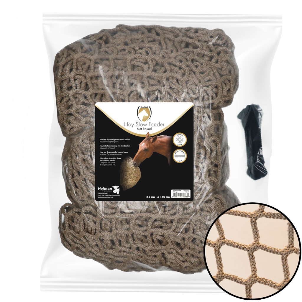 Hay Slow Feeder Net Round Bale