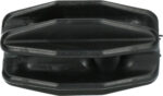 Strain insulator black