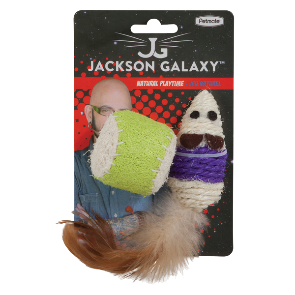 Jackson Galaxy Rope Mouse & Ball 2-Pack