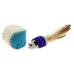 Jackson Galaxy Rope Mouse & Ball 2-Pack - Image 3