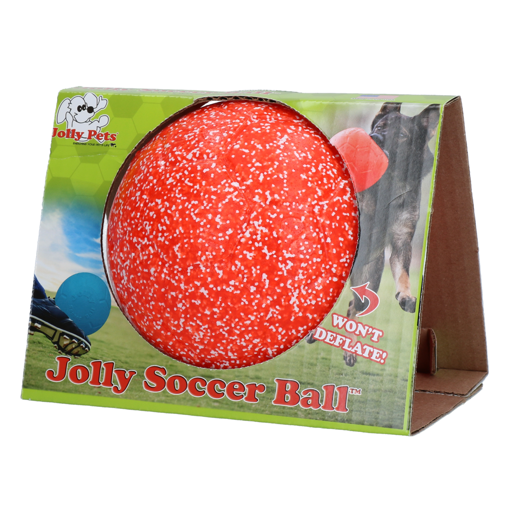 Jolly Soccer Ball Orange/White S (15 cm)