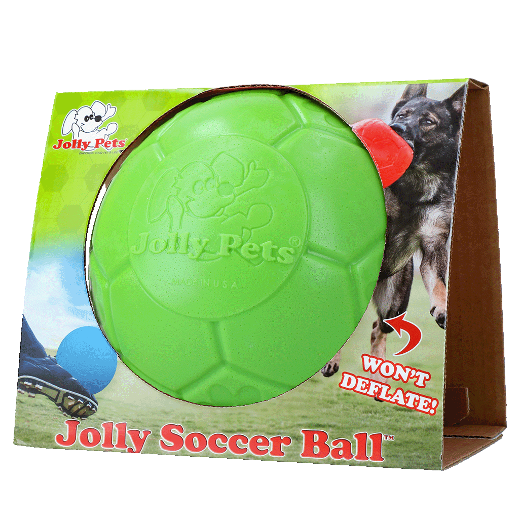 JOLL037D Jolly Soccer Ball Green L (20 cm) - Image 1