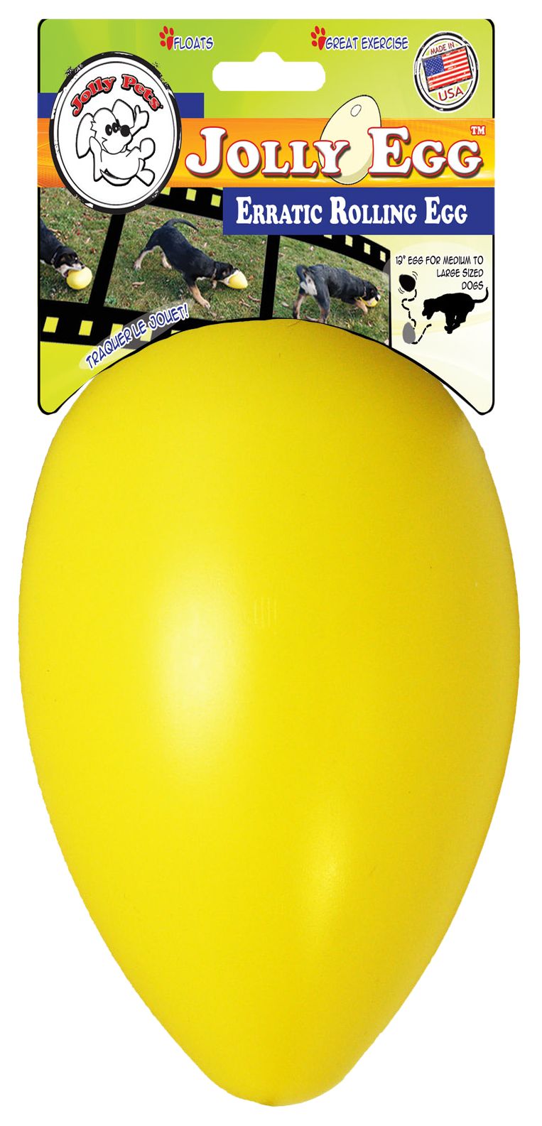 Jolly Egg Yellow L (30 cm)