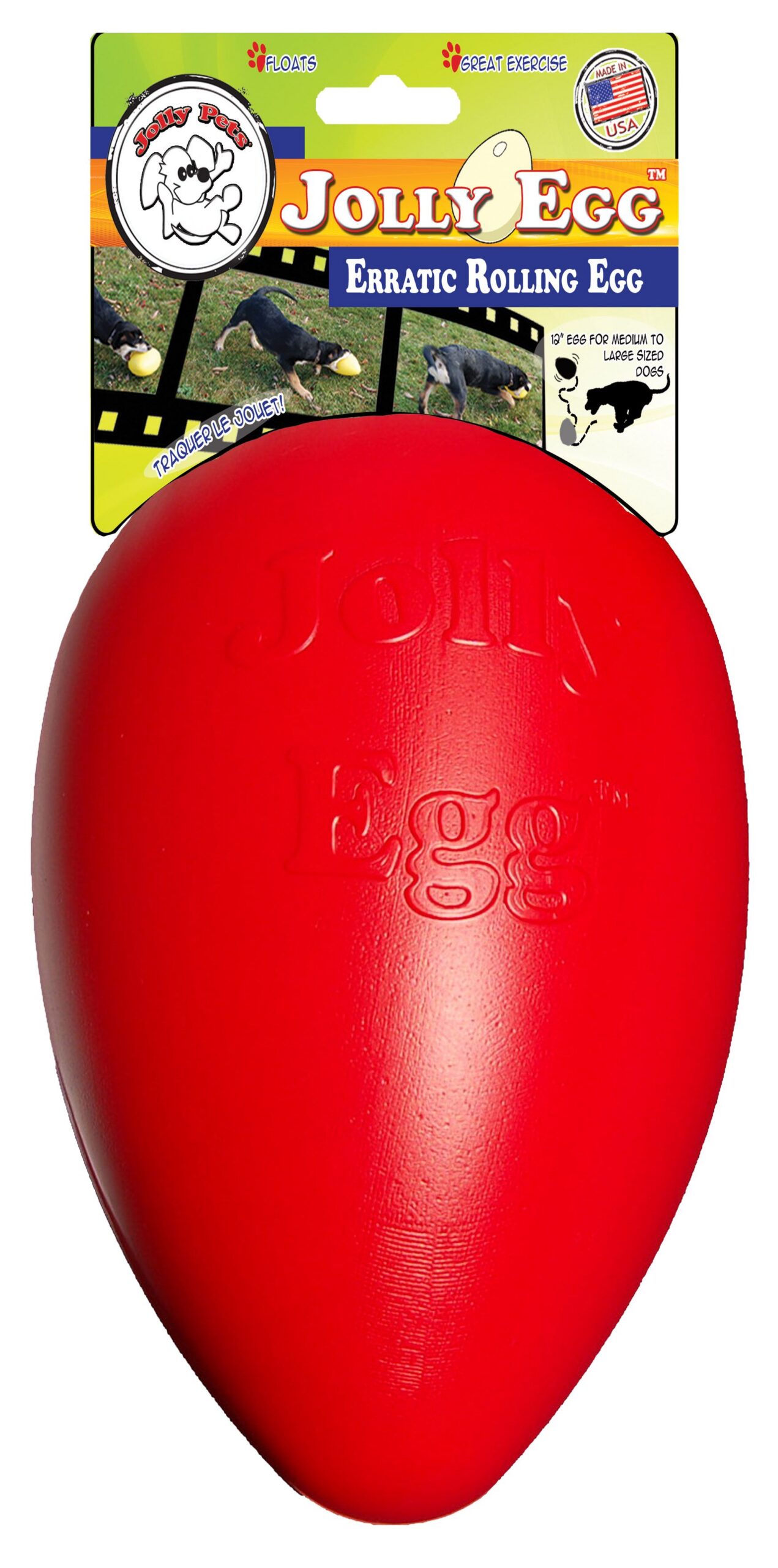 Jolly Egg Red L (30 cm)