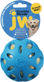JW Crackle Heads Ball L - 10 cm - Image 3