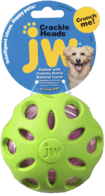 JW Crackle Heads Ball L - 10 cm - Image 4