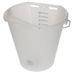 Calf bucket white transparent 2-sided flat Transparant wit - Image 4
