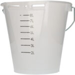 Calf bucket white transparent 2-sided flat Transparant wit - Image 5