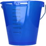 Calf bucket white transparent 2-sided flat Transparant blauw - Image 6