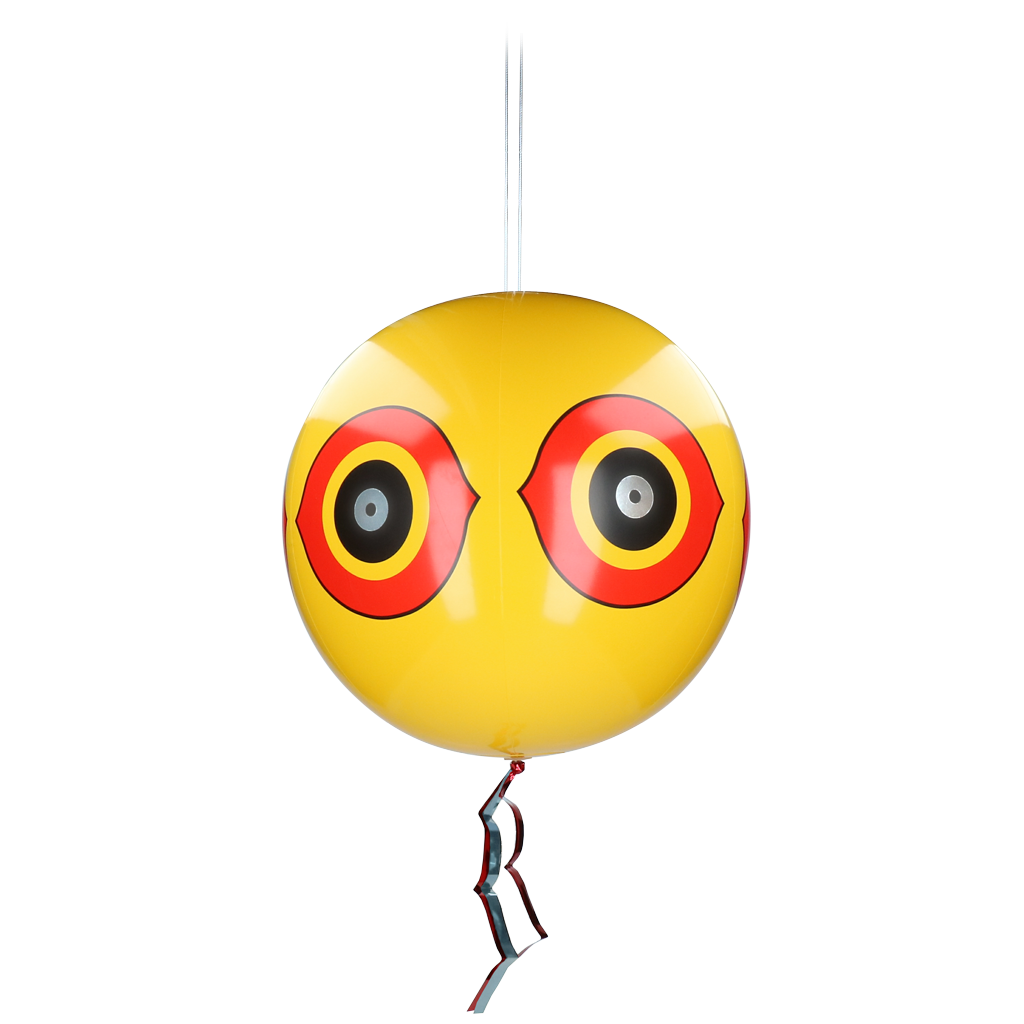 Knock Pest Scare balloon Yellow