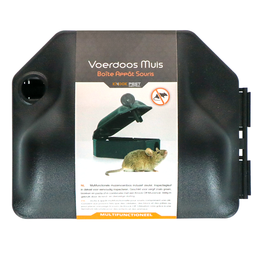 KNOC00142 Knock Pest Baitbox Mouse with Key - Image 1