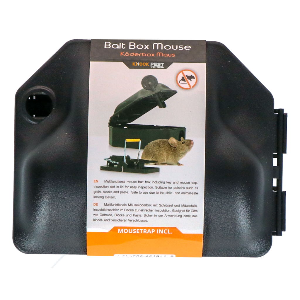 Knock Pest Baitbox Mouse with Key + Trap