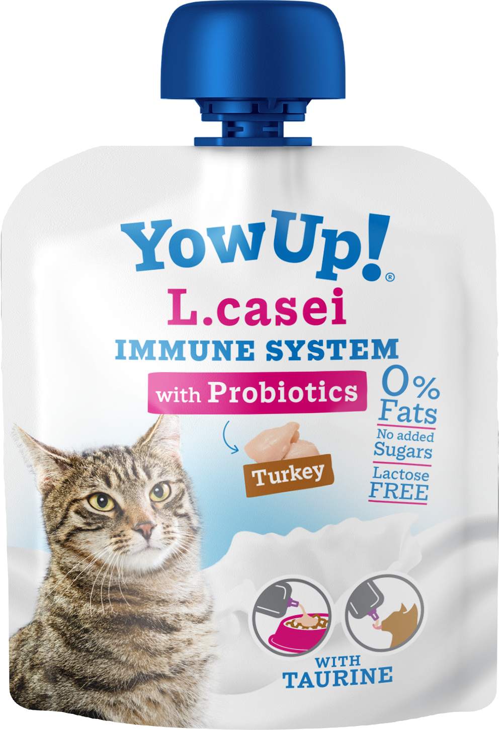 YowUp! L. Casei Immune System Turkey Cat