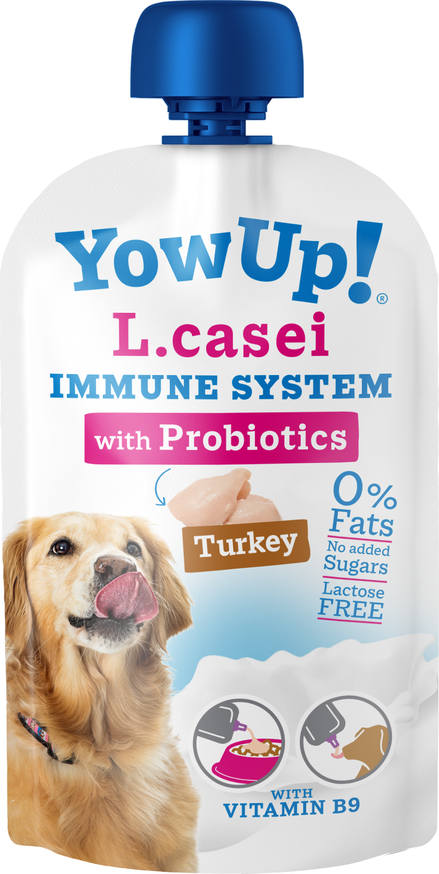 YowUp! L. Casei Immune System Turkey Dog