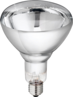 Hard Glass Lamp 150 W - White