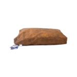 Let's Sleep Plush Pillow Dog Bed M Cognac