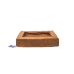 Let's Sleep Comfy Cushion Dog Basket M Cognac