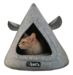 Let's sleep Pet Cave TeePee Grey - Image 2