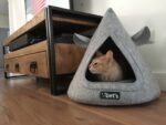 Let's sleep Pet Cave TeePee Grey - Image 3