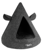 Let's sleep Pet Cave TeePee Anthracite