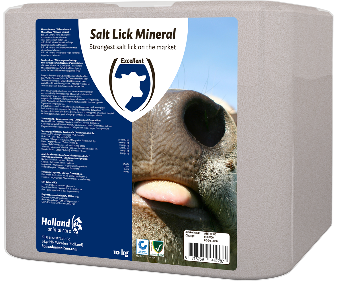 Excellent Salt Lick Mineral Cattle 10 kg