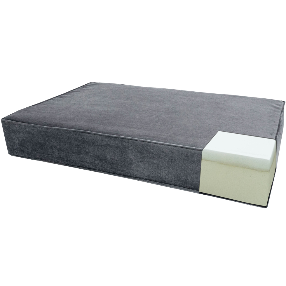 Madison Orthopedic Cushion Velvet Yellow S