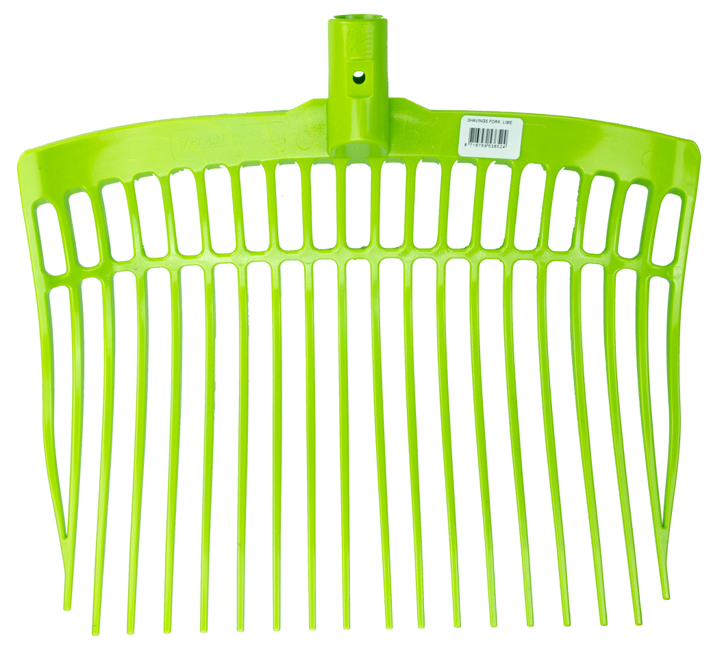 Shaving fork without handle Lime green