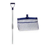 Shaving fork with handle Blue