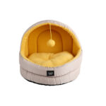 Minus One Hideaway Cat Cave Yellow - Image 2