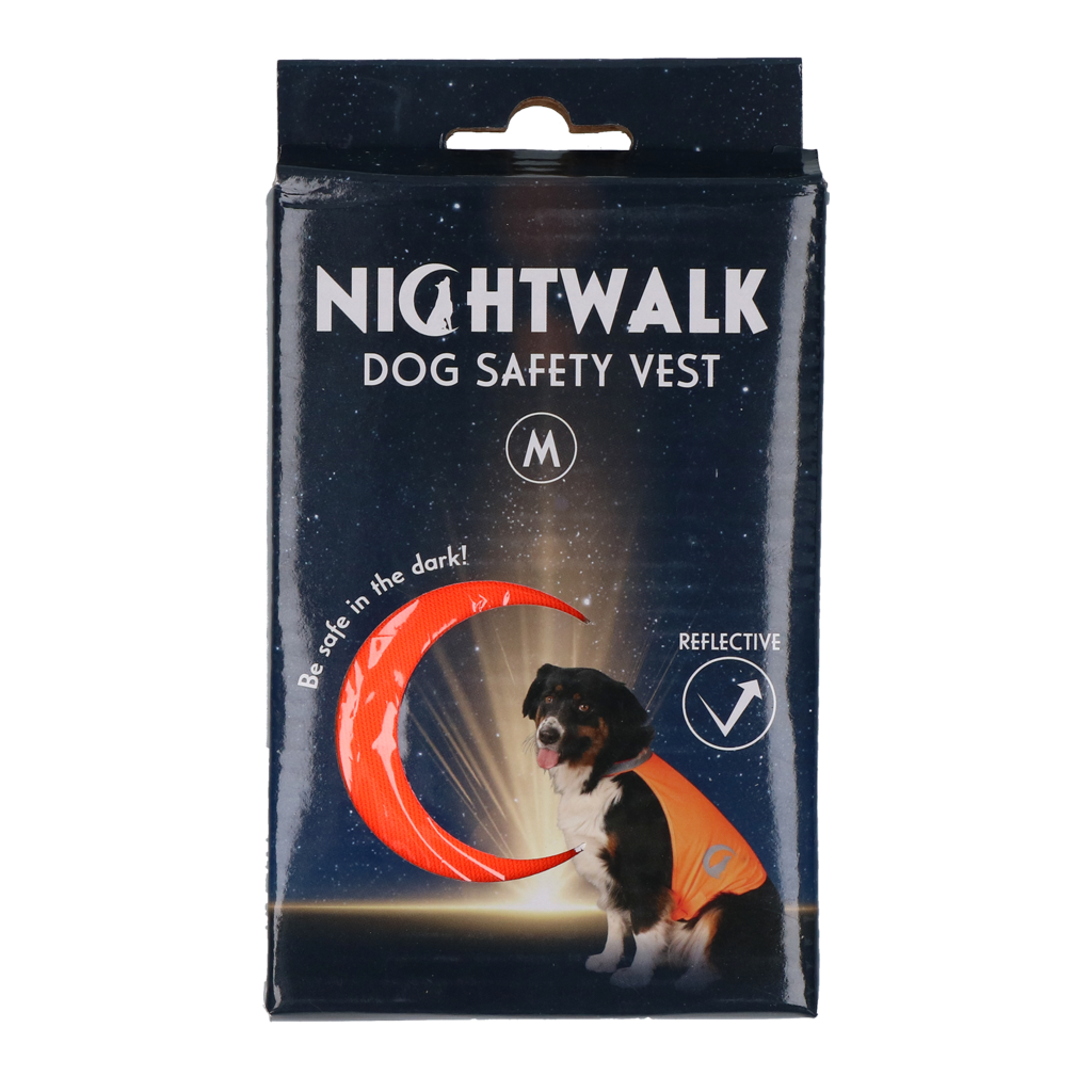NIGH061 Nightwalk Safety Vest Orange M - Image 1