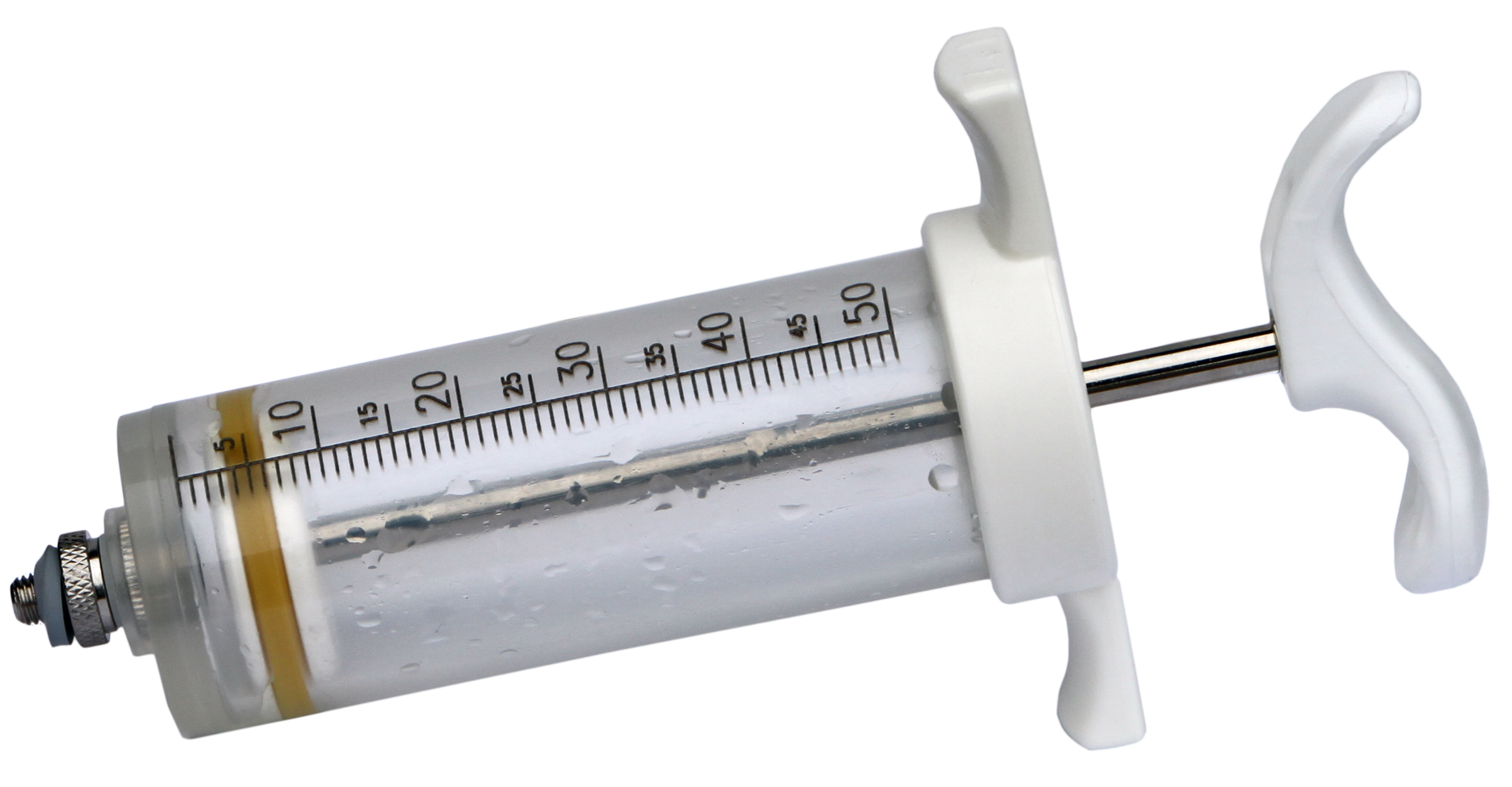 Nylon syringe 5ml threaded 50 ml