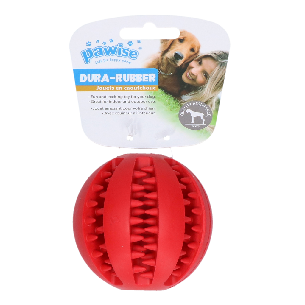 Pawise Dura-Rubber Ball Red