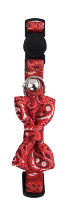 Pawise Cat Collar With Bowknot Red