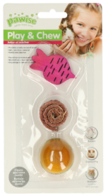 Pawise Wooden Loofah Pretty Toys No2