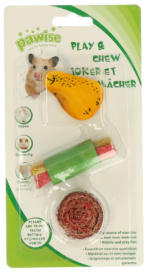 Pawise Wooden Loofah Pretty Toys