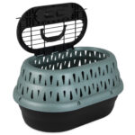 Petmate Top Load Cat Kennel Pearl Green Frost - Image 3