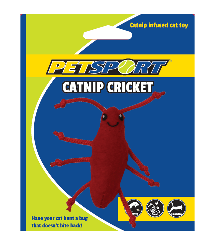 Petsport Catnip Cricket Red