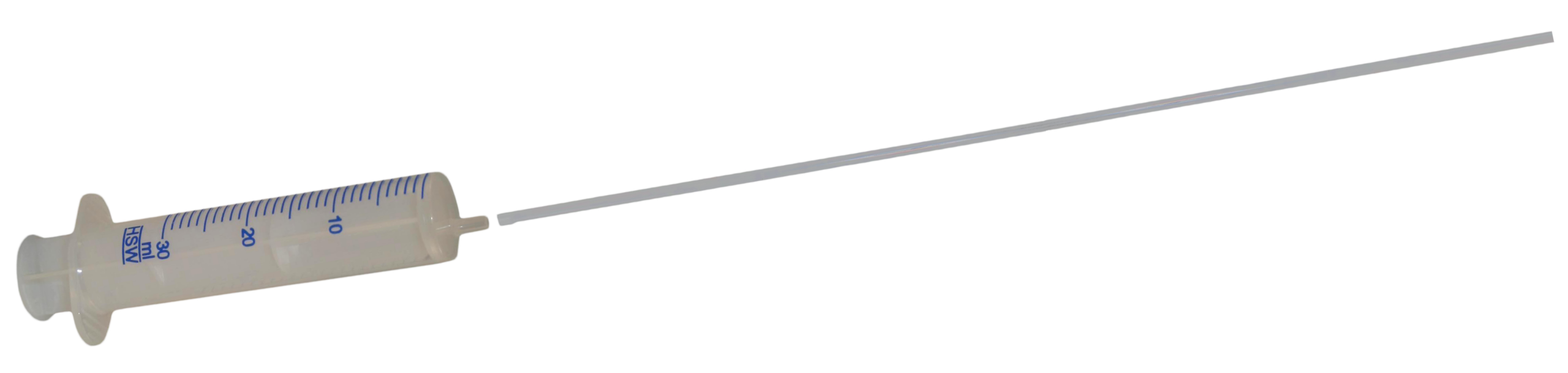 Catheter + disposable syringe 30ml