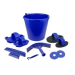 Grooming set 10 pieces in bucket Blue
