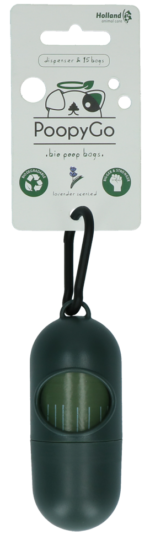 PoopyGo dispenser incl. 15 bags Lavender scented