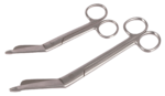 Stainless steel bandage scissors 145 mm (non serrated edge) 200 mm