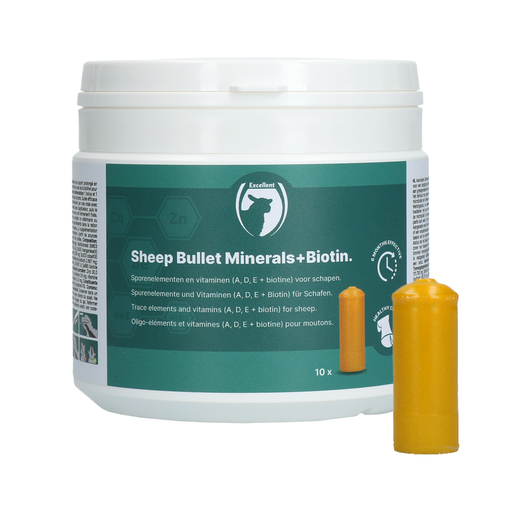 Excellent Sheep Bullet Minerals + Biotin 10 pieces