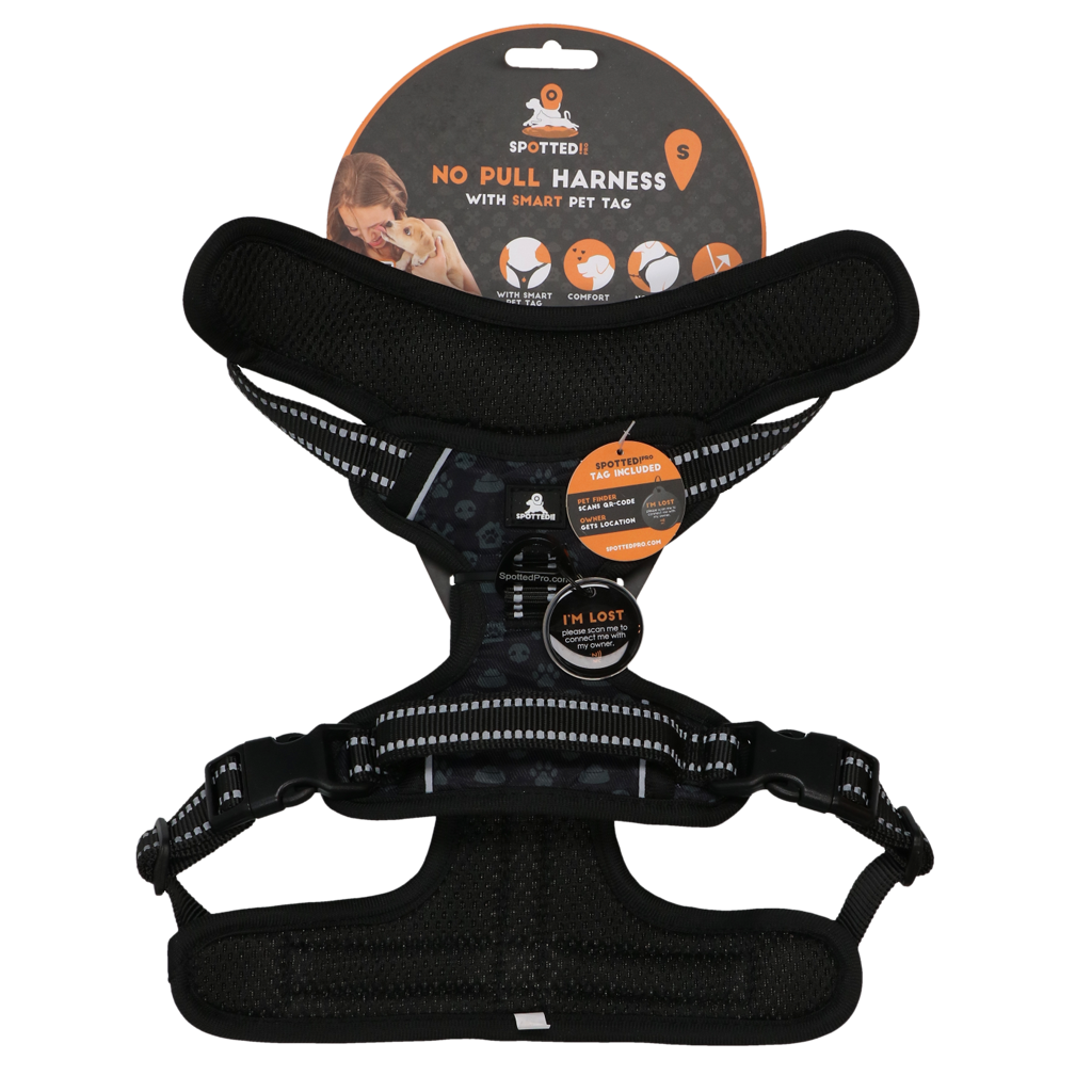 Spotted! Pro No Pull Harnas Dark Grey S
