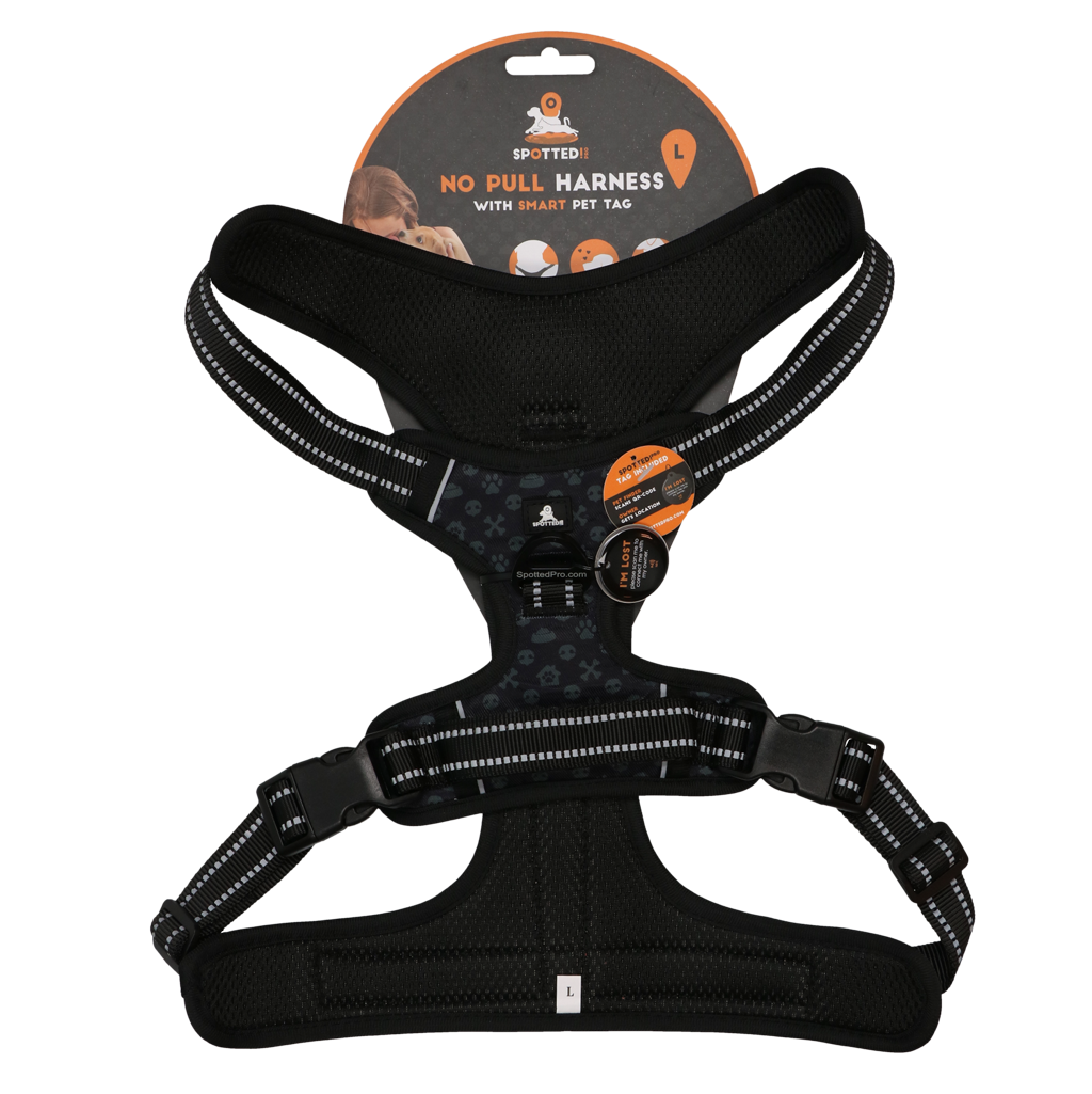 Spotted! Pro No Pull Harnas Dark Grey L