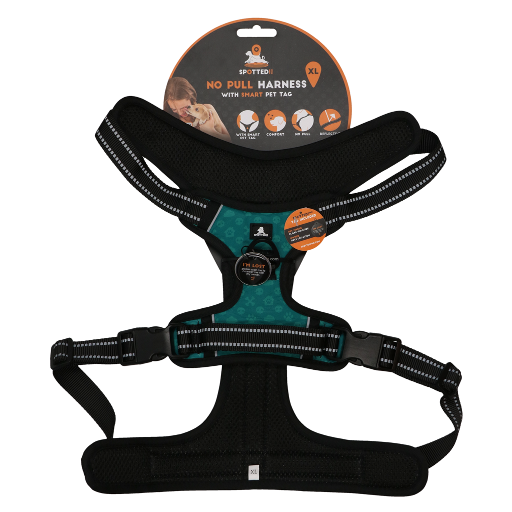 Spotted! Pro No Pull Harnas Green XL