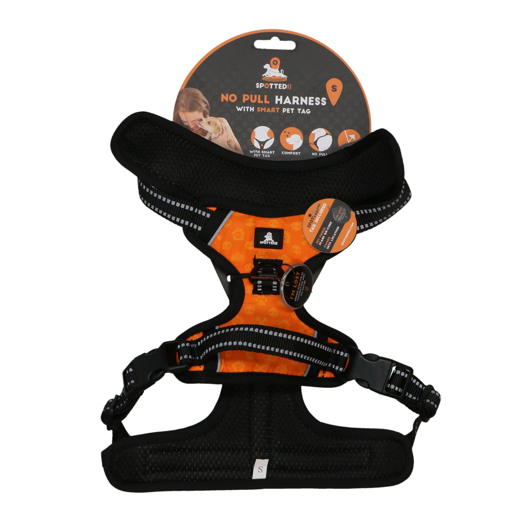 Spotted! Pro No Pull Harnas Orange S