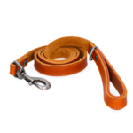 Spotted! Pro Leather Dog Leash Cognac