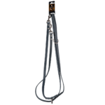 Spotted! Pro Leather Training Leash Grey 2 x 250 cm - Image 2