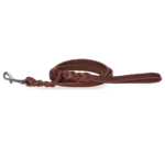 Spotted! Pro Leather Show Leash Brown 1.8 x 180 cm (Bolt Snap)